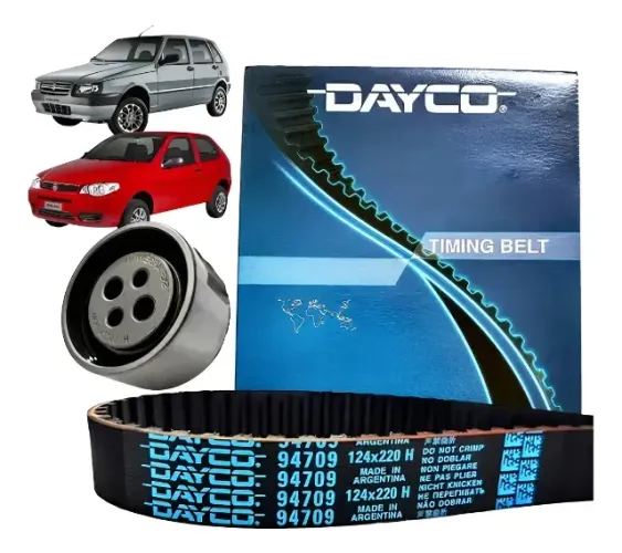 Kit Correia Dentada + Esticador Para Fiat 1.0 8v Fire