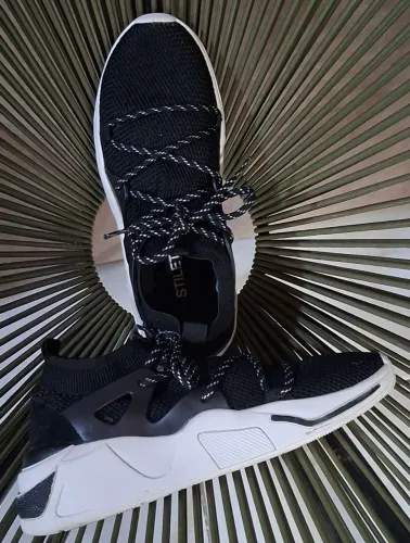 Tênis Stiletto Preto Pra Criança Número 34 Semi Novo Usado