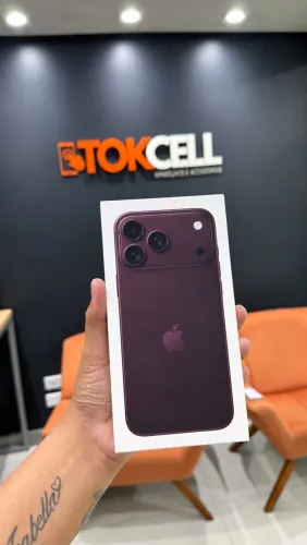 iphone 18 Pro - 512GB BORDÔ NOVO Lacrado Garantia Apple Loja Física