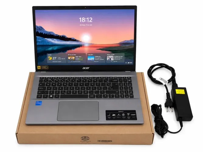 Notebook Acer Aspire 5 i5 12450H 8GB SSD 512GB + Nota Fiscal