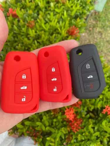 Capa Silicone Chave Canivete Toyota Corolla Cross Xr Hilux