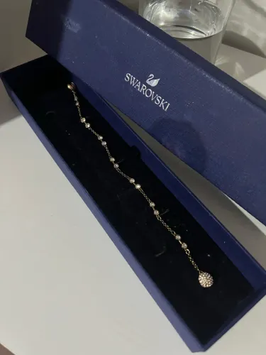Pulseira Swarovski Original com Cristais e Caixa