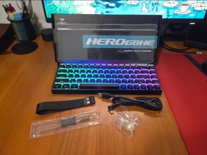 Teclado magnético aula hero68 black