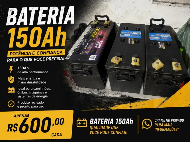 Vendo 3 bateria 150