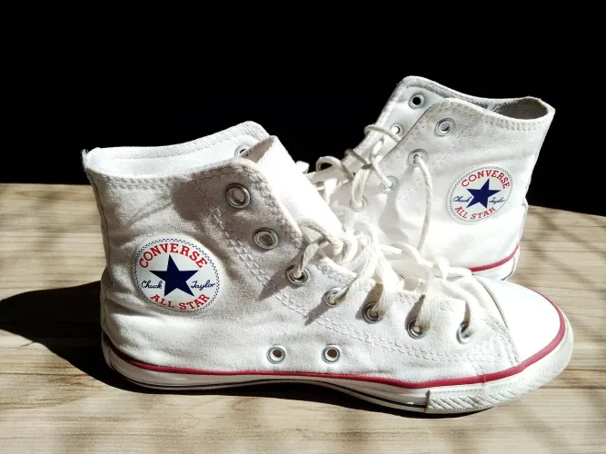 Tênis All Star original Cano Alto Branco tam.32