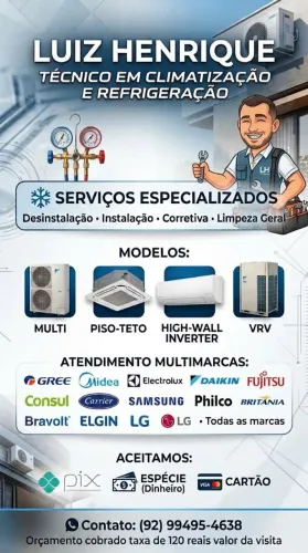 Serviço de Refrigeração