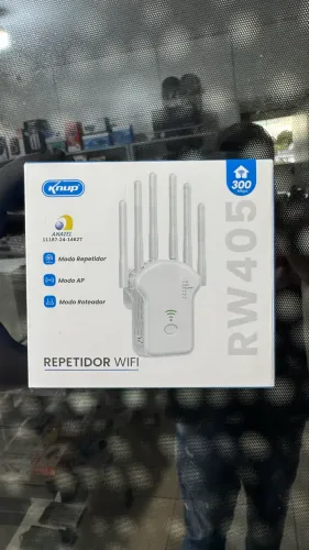 Amplificador de Sinal Wi-Fi Knup 2.4GHz com 6 Antenas Externas