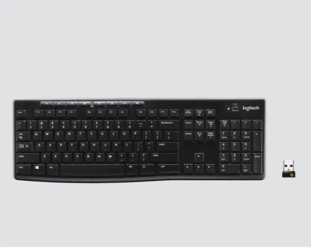 Teclado Logitech K270 acompanha mouse mas com scroll ruim