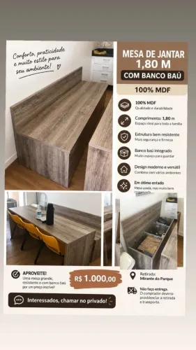 Mesa cozinha ou espaço gourmet