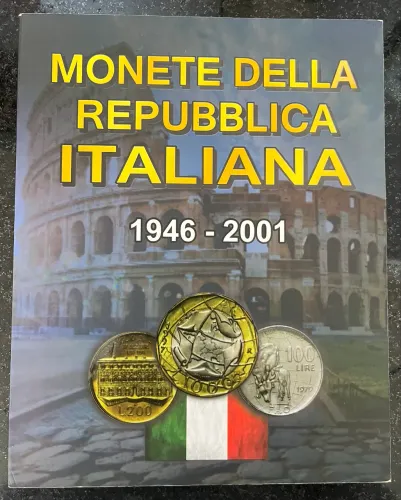 ÁLBUM COMPLETO MOEDAS ITALIANAS