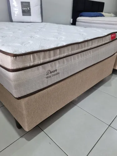 Cama de Casal Sem Isopor com Molas ensacadas