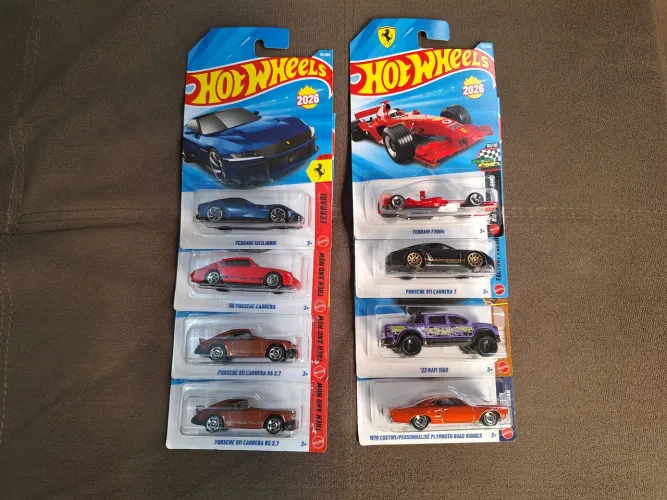 Hot whells lote 8 miniaturas lacradas