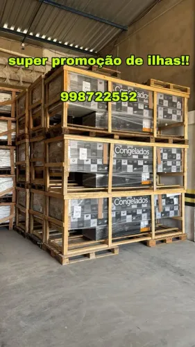 Ilha pra congelados e resfriados novas em 10x sem juros pronta entrega