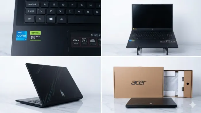 Acer Nitro V15 (24 GB, 1, 5 TB e placa de vídeo de 6 GB)