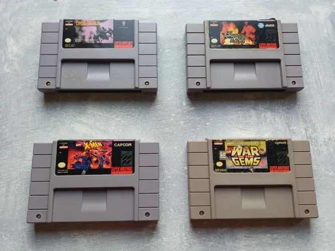 Cartuchos originais Super Nintendo 