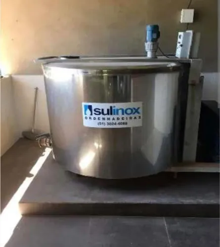 Tanque Resfriador de Leite Sulinox 1000 Litros