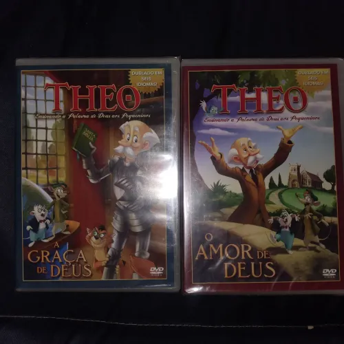 Desenhos Bíblicos Dvd Theo A Graça de Deus & O amor de Deus Novos Lacrados