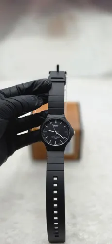 Relógio Masculino Casio Mw-240 Resina Preto - Original