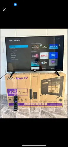 TV SMART 32 polegadas AOC ROKUTV