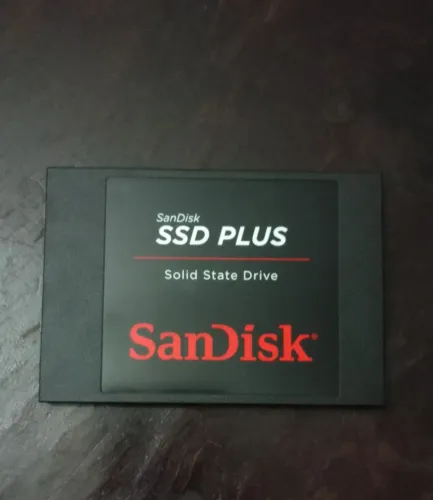 MEMÓRIA SSD DE 1tb da SanDisk plus, 535mb/s, sata 3 6gb/s, novo na case, nunca usado