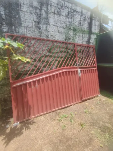 Portão de ferro vazado 