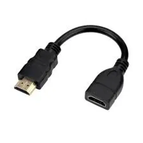 cabo extensor ou adaptador HDMI curto (Macho para Fêmea).