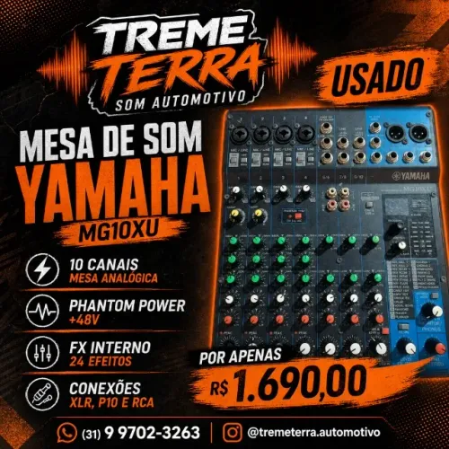 Mesa de som YAMAHA MG10XU