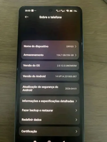 ... Xiaomi Note 12 Pro Plus - Semi Novo ... 256 GB 8 RAM .. 700,0 ?