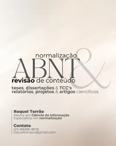 Normalização ABNT + Revisão de Conteúdo