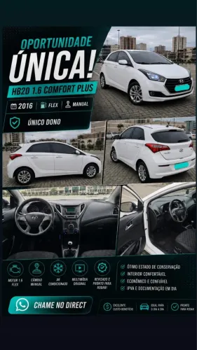 Hyundai HB20 C./c.plus/c.style 1.6 Flex 16V Mec. 2016