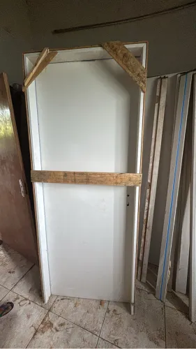 Porta kit porta pronta branca 80cm