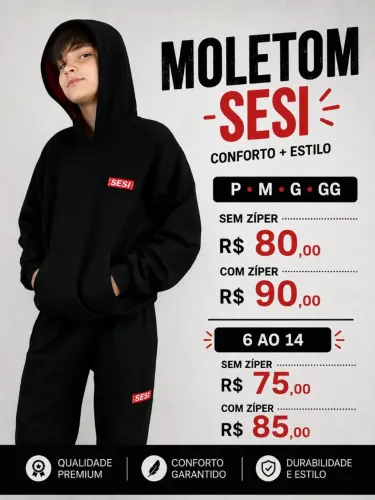 Uniformes Sesi moletom