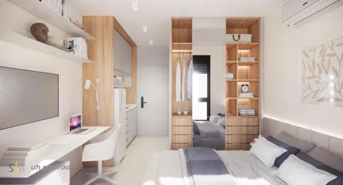 Primeira Locação!! Studio Moderno ao lado da UFSC. Mobiliado, Seguro. Ideal para estudante