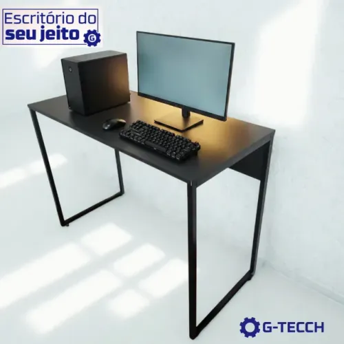 Escrivaninha Industrial 1m NOVA Mesa de Escritório Multiuso para Notebook Computador Birô