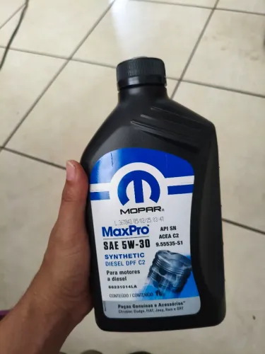 Óleo SAE 5W-30 SINTÉTICO para motores a diesel 4 unidades de 1L