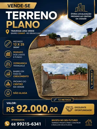 Vendo esse lindo terreno