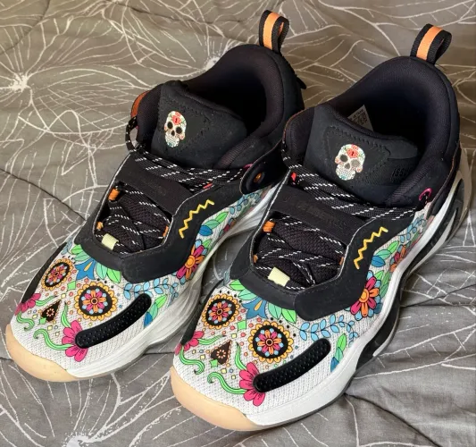 tênis adidas d.o.n. issue #3 dia de los muertos tamanho 9 americano