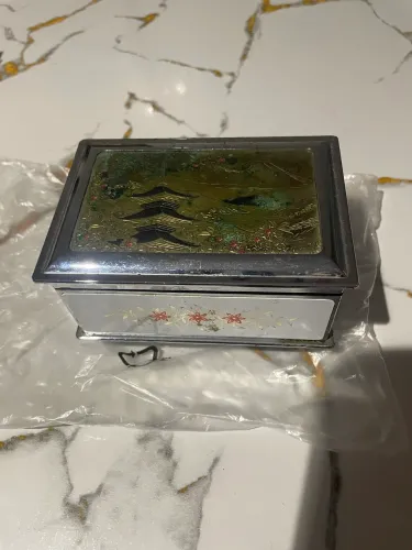 Caixa De Música Porta-joias Vintage Lady-mate Anos 70 Com Bailarina Dançante