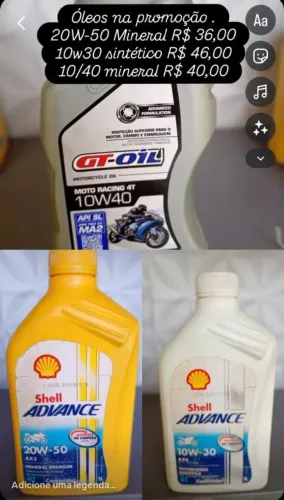 Peças para motos