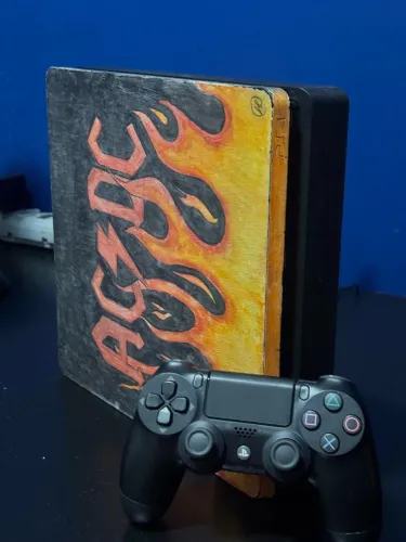 PS4 SLIM 1 TB + 3 JOGOS FÍSICOS