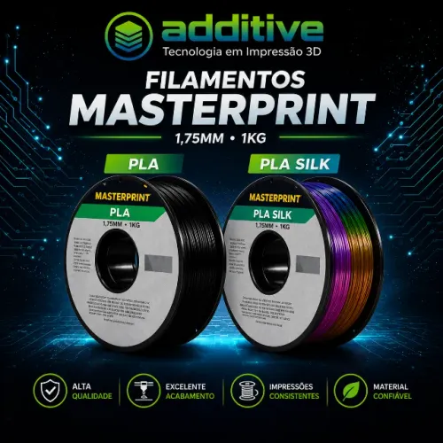 Filamento Impressora 3D - MasterPrint 1,75MM - PLA