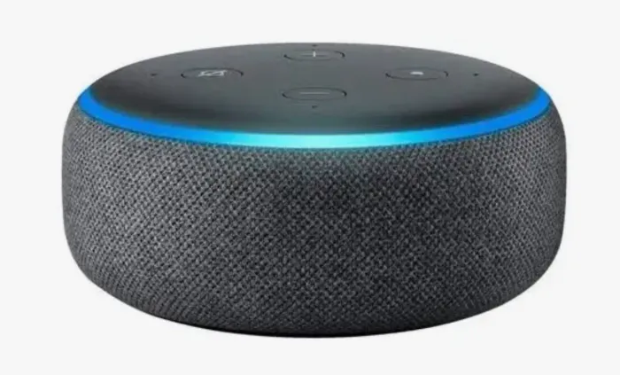 Amazon Echo Dot 3a Geração Smart Speaker com Alexa + suporte parede
