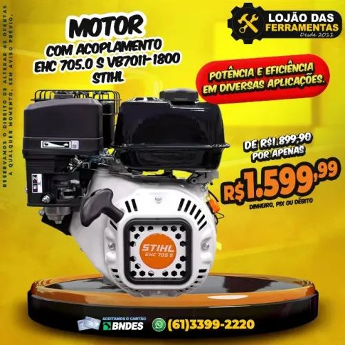 Motor Com Acoplamento EHC 705.0 S VB * Stihl