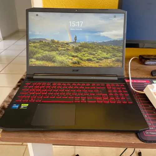 Notebook acer nitro5 com i7 11800H e RTX 3050