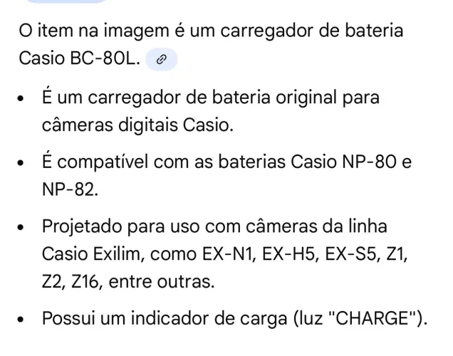 Cartegador bateria cassio