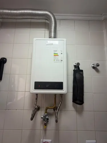 Aquecedor a gás com defeito