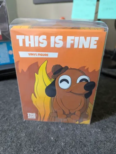 Youtooz - Memes - This is fine dog