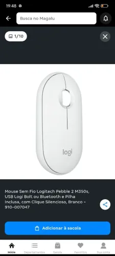 Mouse Sem Fio Logitech pra vender logo