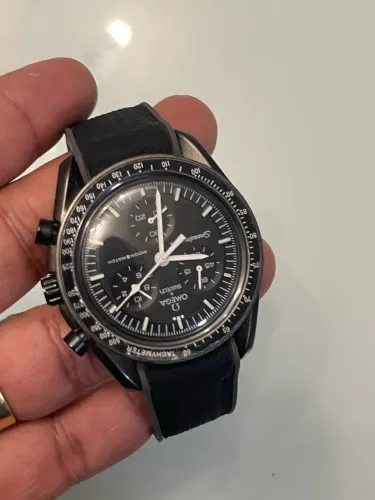 Relógio Omega Speedmaster Moonwatch (Estilo Esportivo)