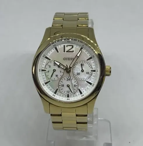 relógio guess original u11633l1 dourado
